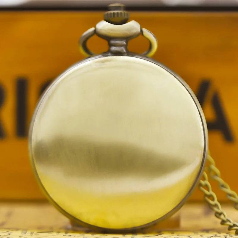 Винтажные большие кварцевые карманные часы с резьбой в виде пиратского черепа и