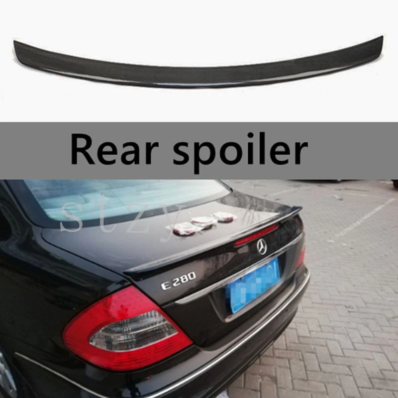 Фото Для Mercedes Benz E-Class W211 E180 200 260 300 320 240 230 280 35 Спойлер на крышу багажника Крылья автомобиля Тюнинг Аксессуары Часть №5
