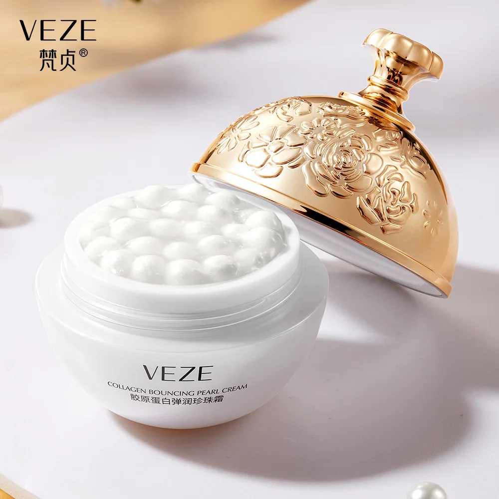 

Fanzhen Collagen Protein Elastic&Moisturizing Pearl Cream 30g mild and non irritating refreshing and easy to absorb face cream