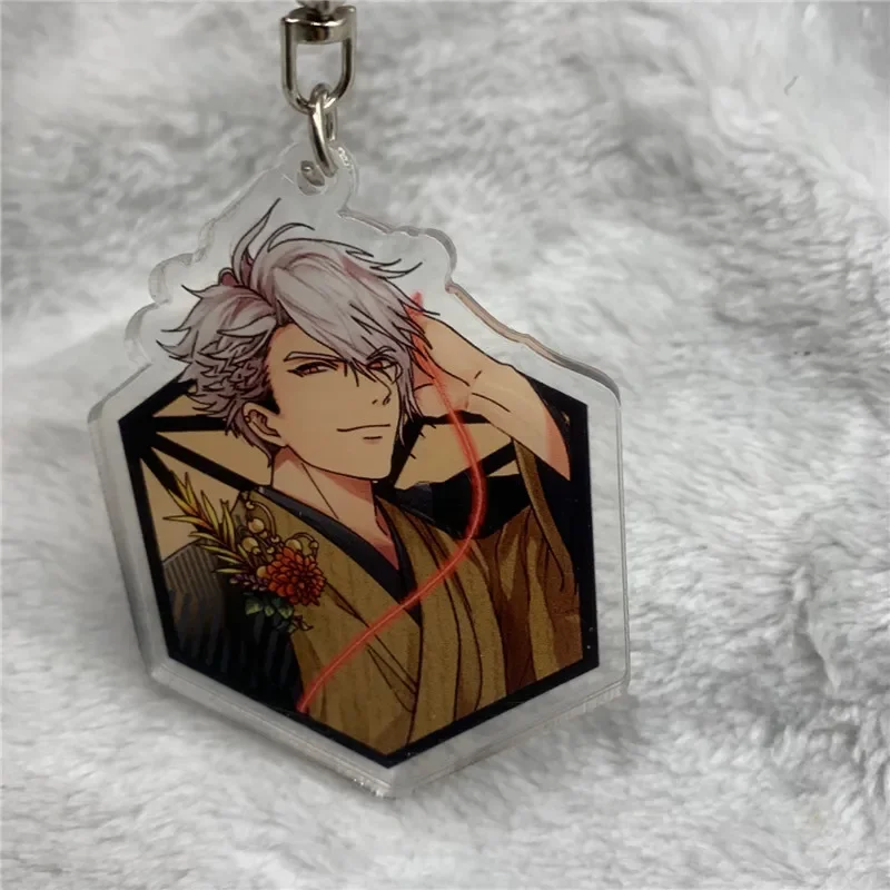 Брелок в стиле аниме Mouri Motonari Toyotomi Hideyoshi акриловый брелок для ключей ремешок