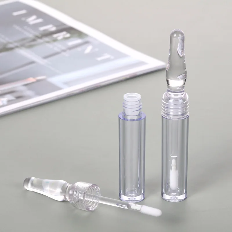 

Прозрачный блеск для губ объемом 3 мл, пустой косметический контейнер для упаковки губ, помада, бальзам для губ, аксессуары для консилера, Аппликаторы