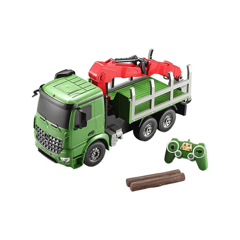 

2.4ghz Six-way Remote Control Lifting Transporter Toys Simulated Crane Engineering Vehicle Model Holiday Gifts For Boys Children