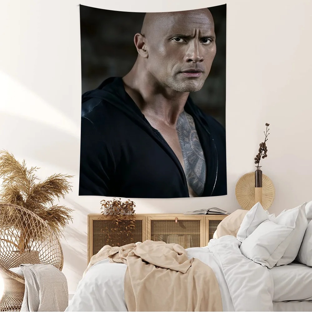 Гобелен в стиле аниме The Rock ест для гостиной дома и общежития Decor Home