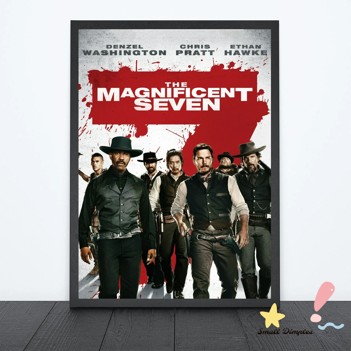 Великолепный постер с изображением семи фильмов холст художественный принт