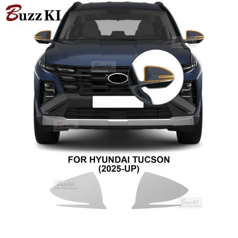 

Для Hyundai Tucson N Line 2025 автомобильные фары заднего вида B C стойки предварительно вырезанная наклейка защитная пленка для краски против царапин ТПУ прозрачный B