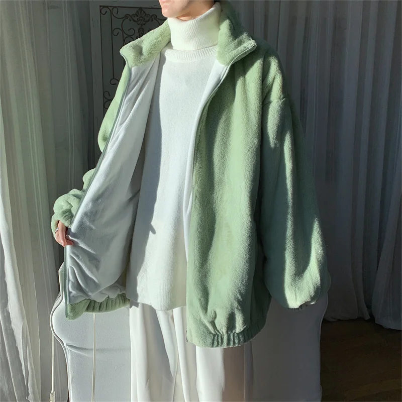 Winter Jacket Men Warm Fashion 5 Colors Casual Thickened Lamb Wool Jacket Men Streetwear Loose Short Coat Mens Fleece Coat M-2XL