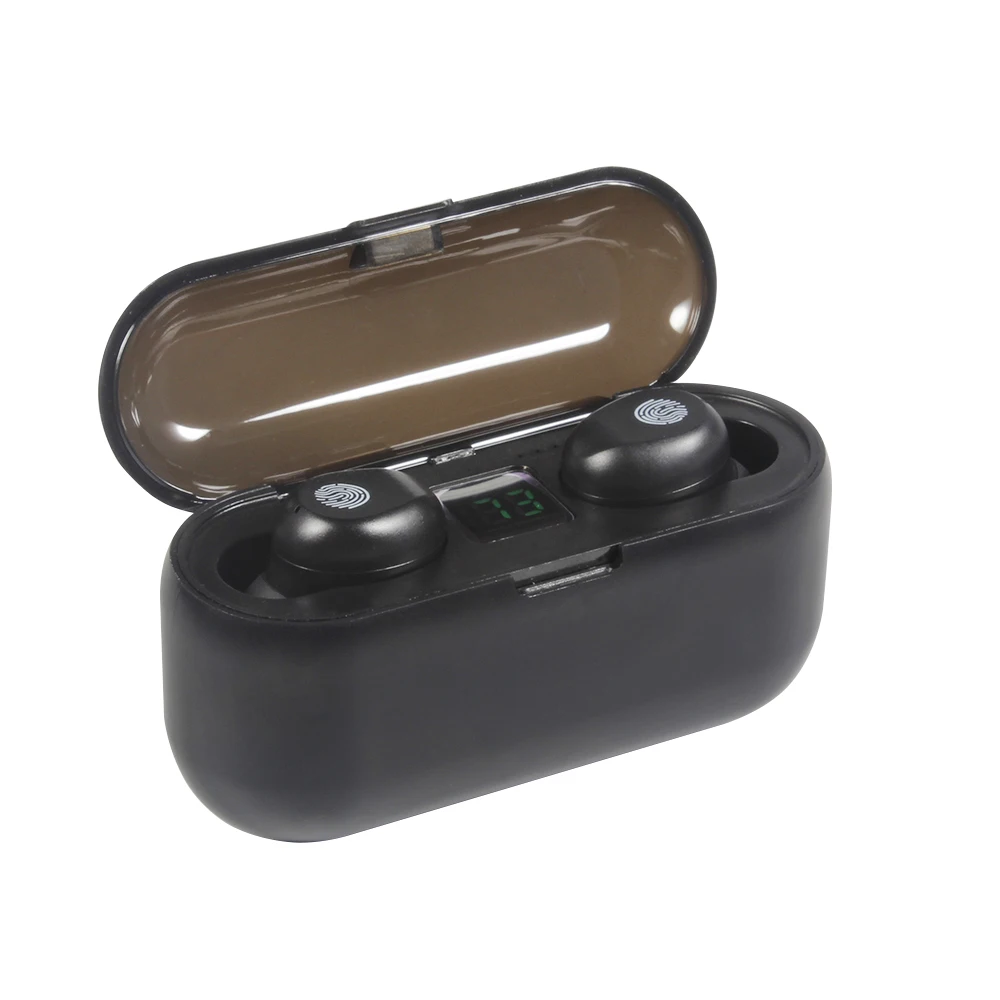 

RFMicron F9 Bluetooth 5.0 earbuds 9D Stereo Wireless TWS Headphones Sport Earphones Mini Headsets for xiaomi oppo all smartphone