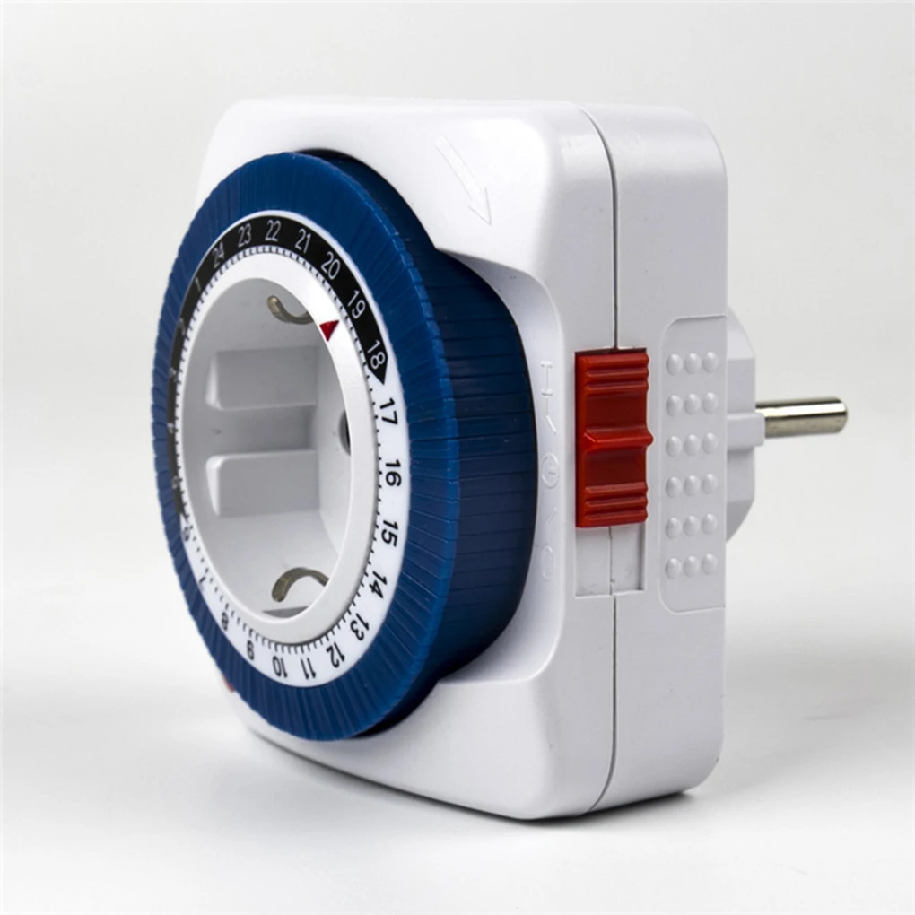 

24 Hours Timer Socket Mechanical Program Timer Switch Socket Smart Wall Outlet Energy Saveing EU Plug Germany Standard