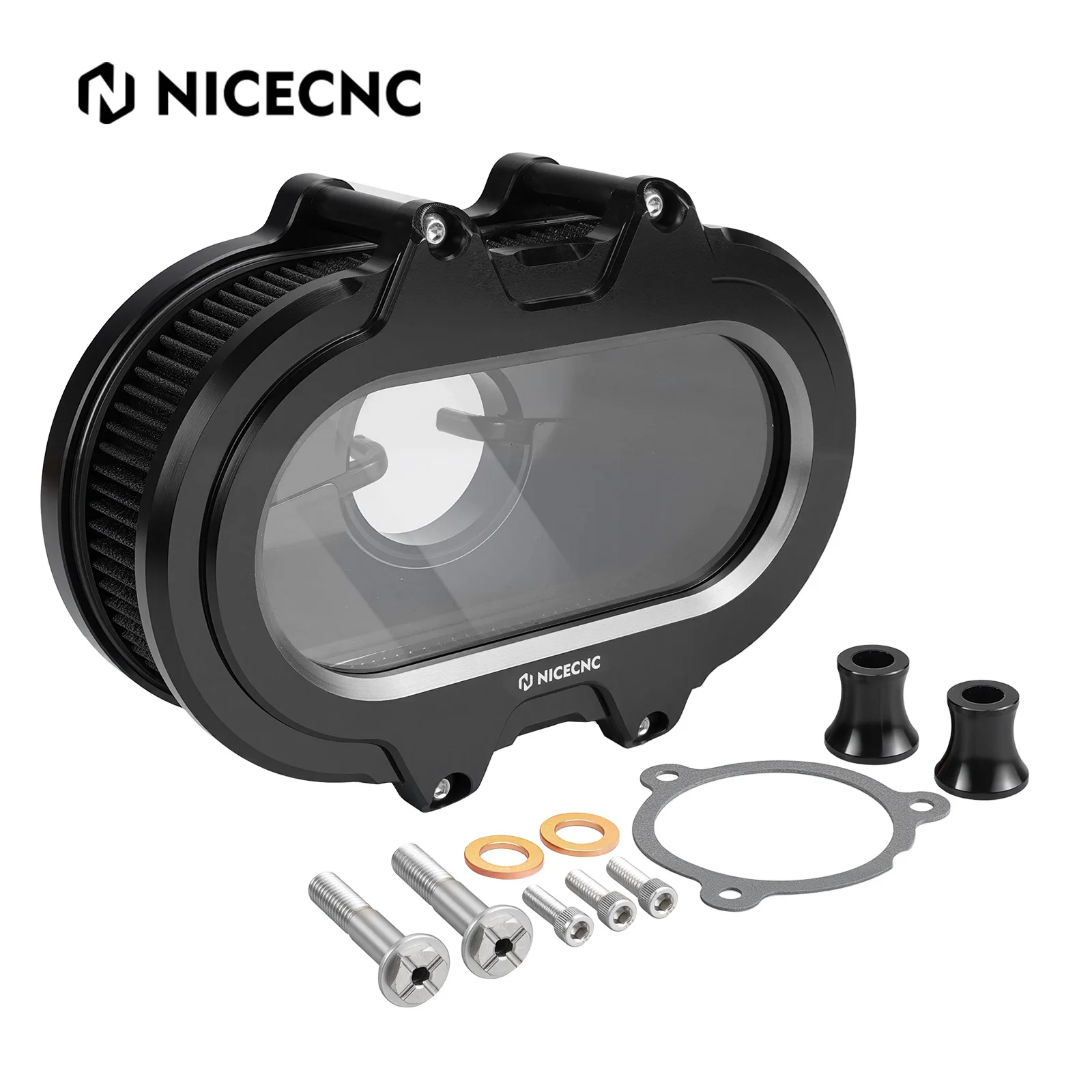 

NICECNC для Harley Street Glide FLHX 2017-2023 воздухоочиститель впускной фильтр Road Glide FLTRX Special FLTRXS Road King Classic FLHRC