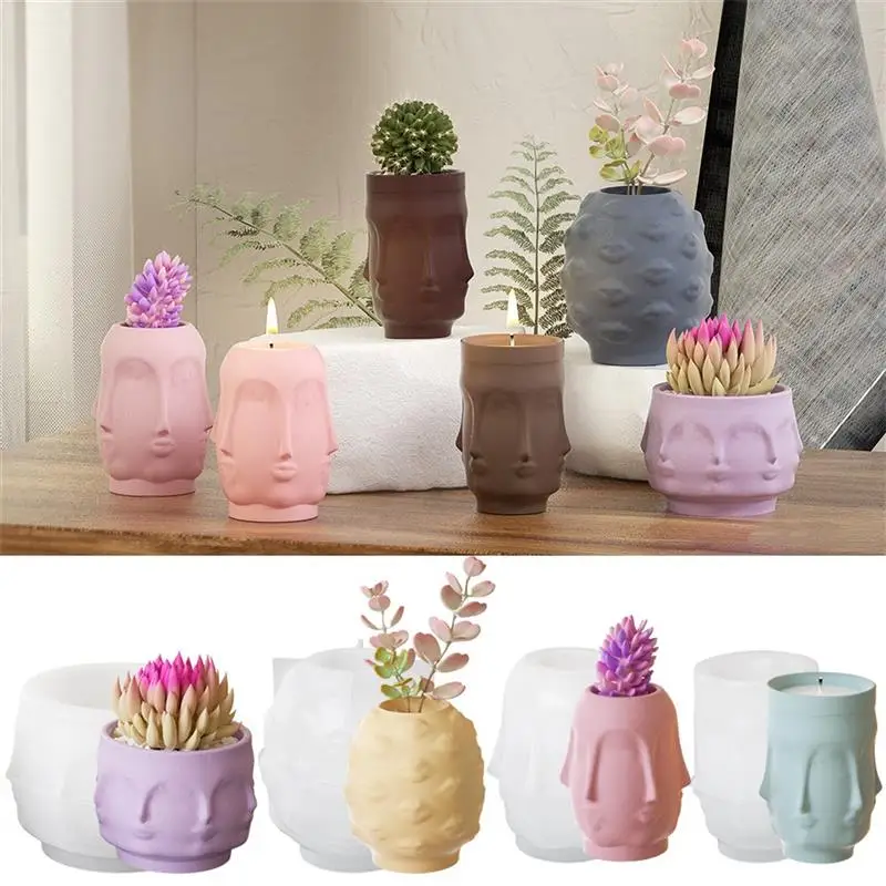 Абстрактная Форма Для цилиндрической формы для плантатора суккулентов