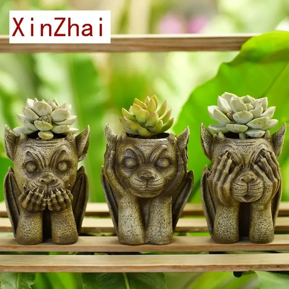 Каучуковые статуэтки Vilead ваза Художественная Скульптура цветочный горшок