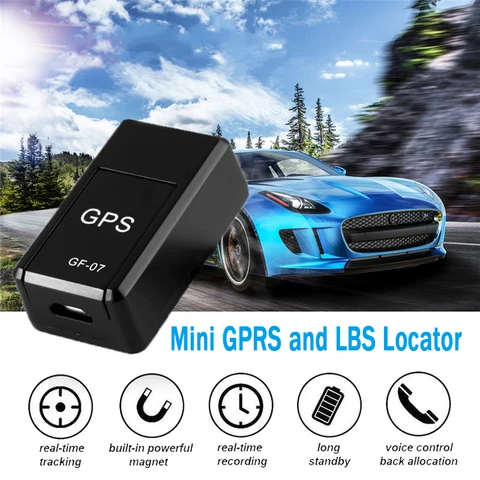 Мини GPRS LBS трекер GF07, магнитный автомобиль, мотоцикл, анти-потеря, 2G GSM, устройство местного трекера с отслеживанием в реальном времени, дистанционное управление