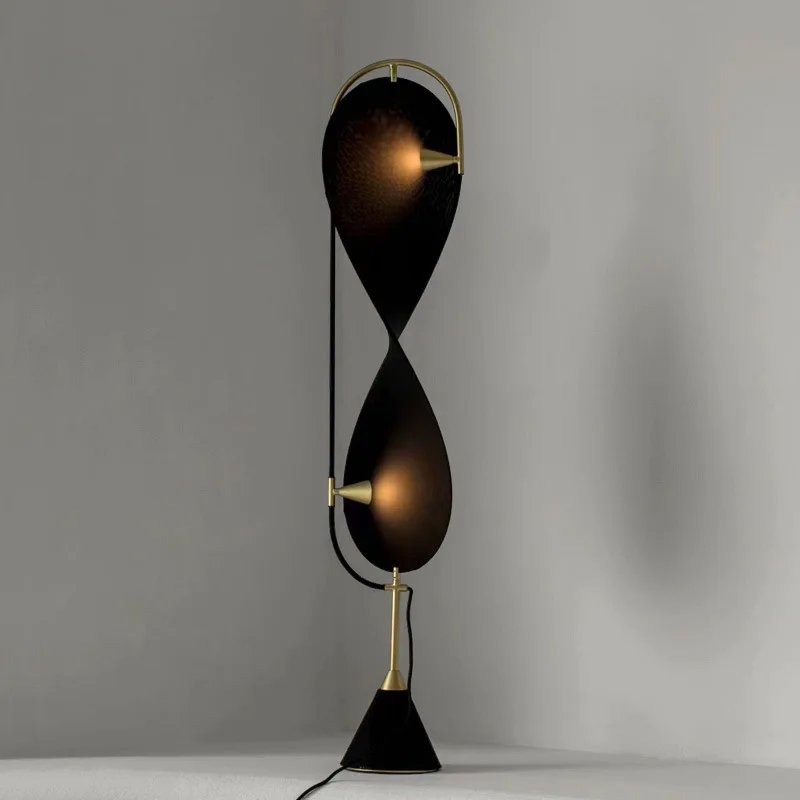 

Living room Nordic designer bedroom study lamp postmodern hotel porch vertical lamp retro floor lamp