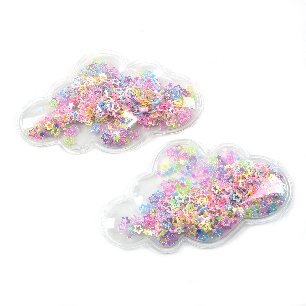 10 шт. шейкер с блестками из полимерной глины |