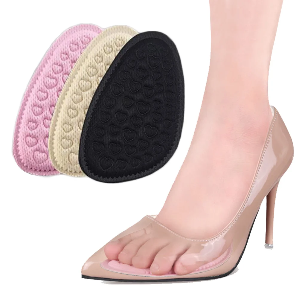 

Forefoot Insert Pain Relief Shoe Pads for Women High Heels Breathable Anti-Slip Insoles for Shoes Sponge Massage Cushion Padding