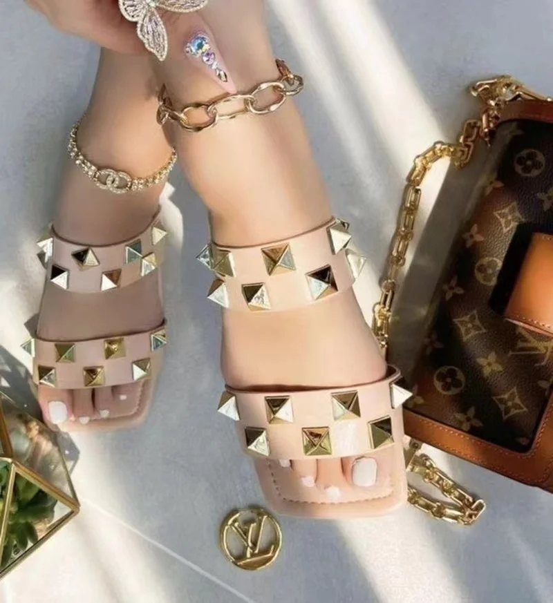 

Сандалии женские кожаные на плоской подошве, без застежки, пляжные шлепанцы для путешествий, Повседневная Уличная обувь, летние Тапочки