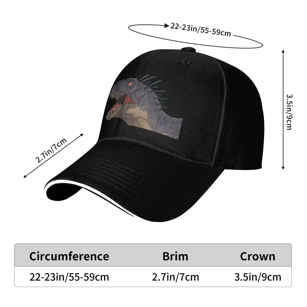 Бейсбольная кепка Scorpius Rex роскошная мужская шляпа большого размера Snapback женская