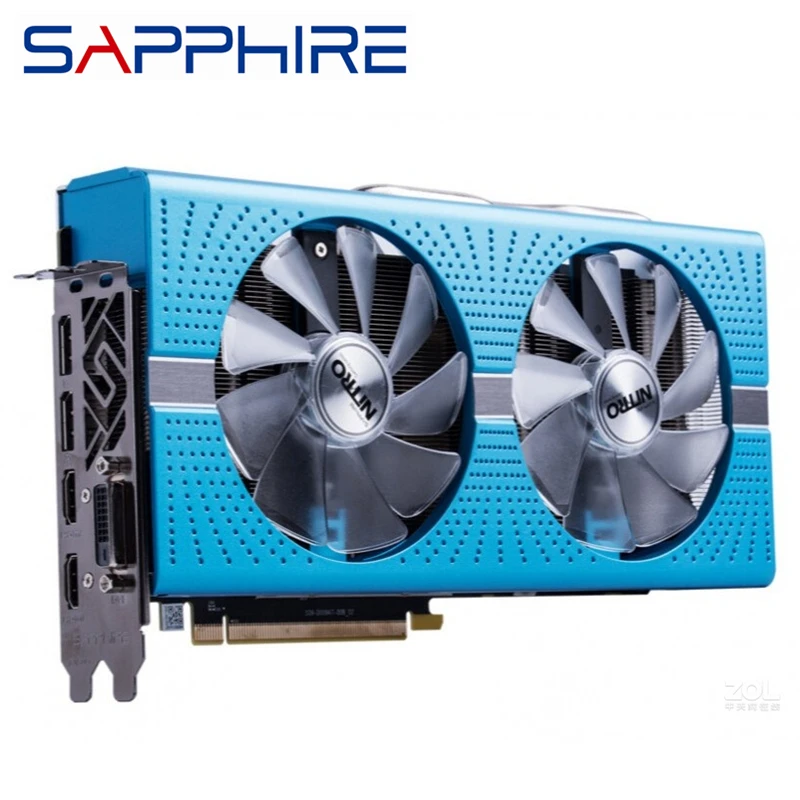 Видеокарта SAPPHIRE RX 590 580 8 ГБ графический процессор Radeon RX580 RX590 GME видеокарта Nitro AMD