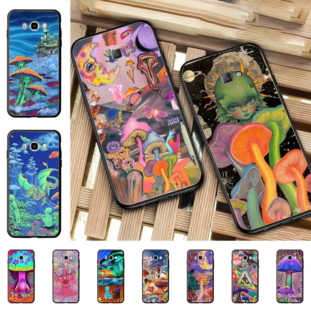 

Weird Trippy Mushroom Phone Case For Samsung J 7 Plus 7core J7 Neo J6 Plus Prime J6 J4 J5 Mobile Cover