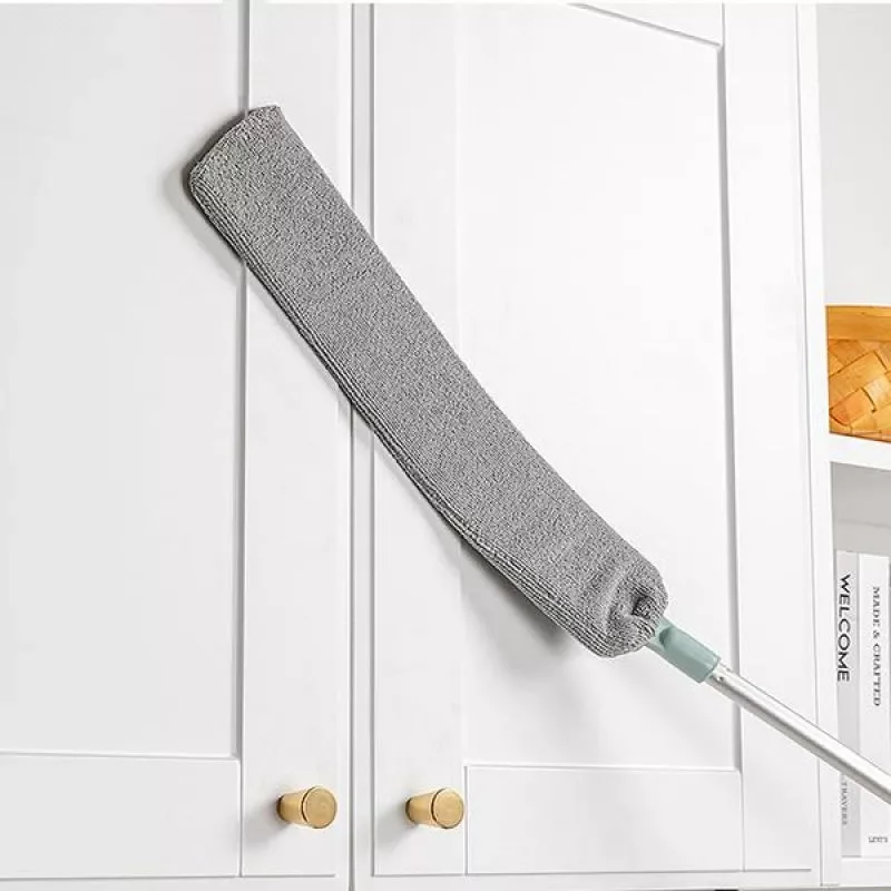 

NEW2023 Home Cleaning Tool Long Hogar Bedside Dust Brush Microfiber Duster Tool Retractable Gap Telescopic Hand Artifact Cleanin