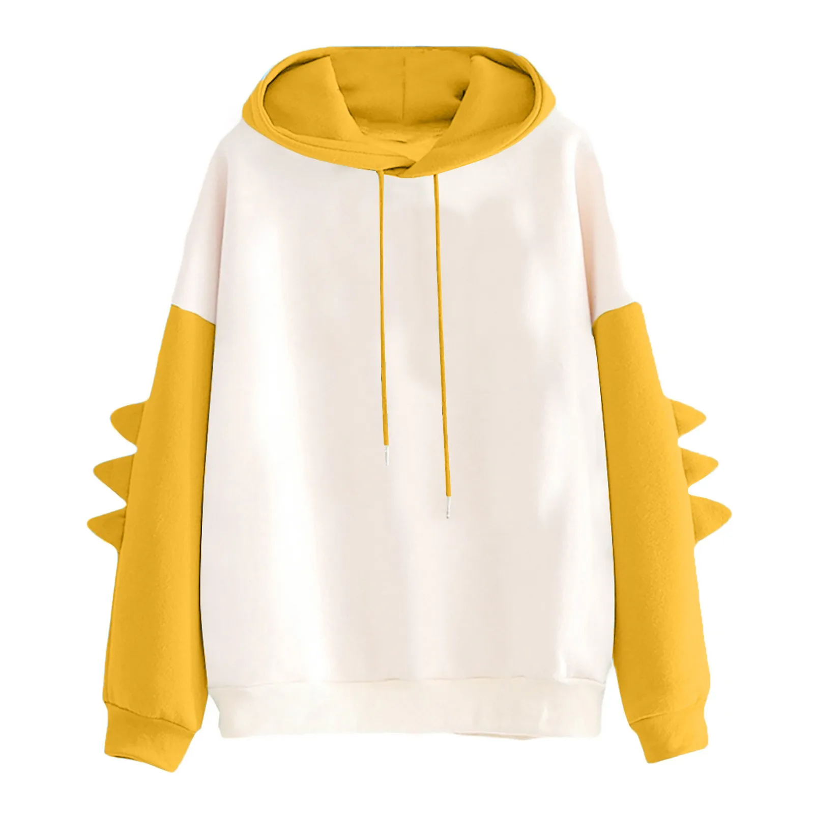 

Dinosaur Hoodie Women Sweatshirt Pullovers Tops Long Sleeve Solid Candy Color Hooded Kawaii Outfit Hoodie Oversized Sweatshirt