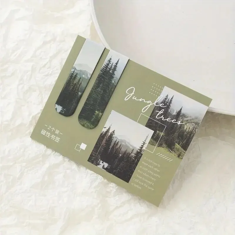 

Магнитные закладки для книг "Лесной пейзаж"