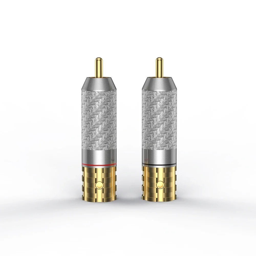 4 шт. VR108G RCA разъем винтовые фиксирующие разъемы аудиокабель для усилителя