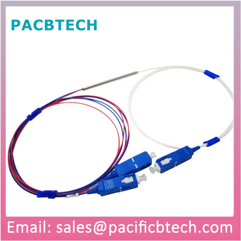 1x2 1: 1 одномодовый мини-поляризационный уход PM FBT Micro волоконно-оптический