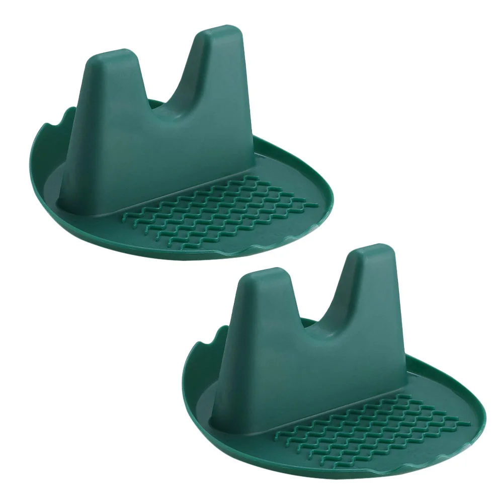 

2 Pcs Kitchen Countertop Spoon Shelves Home Spatula Spoon Storage Brackets