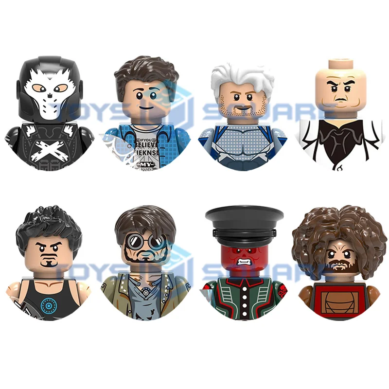 Игрушки для детей Quicksilver Kingpin красный череп карлик Человек-паук Железный человек