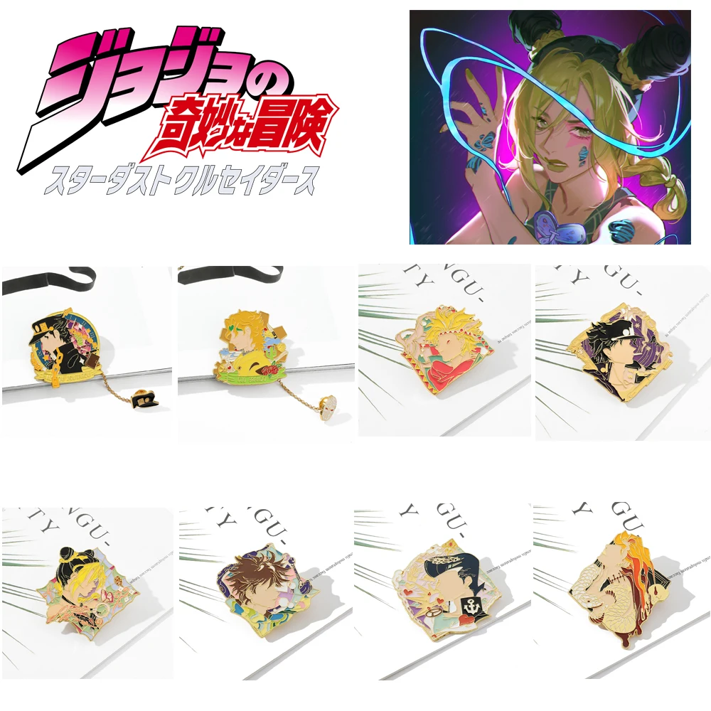 

Jojos Необычные приключения, жесткий рюкзак для рубашки, шляпа, декоративные украшения, подарок для фанатов, аксессуары для аниме-фигурок