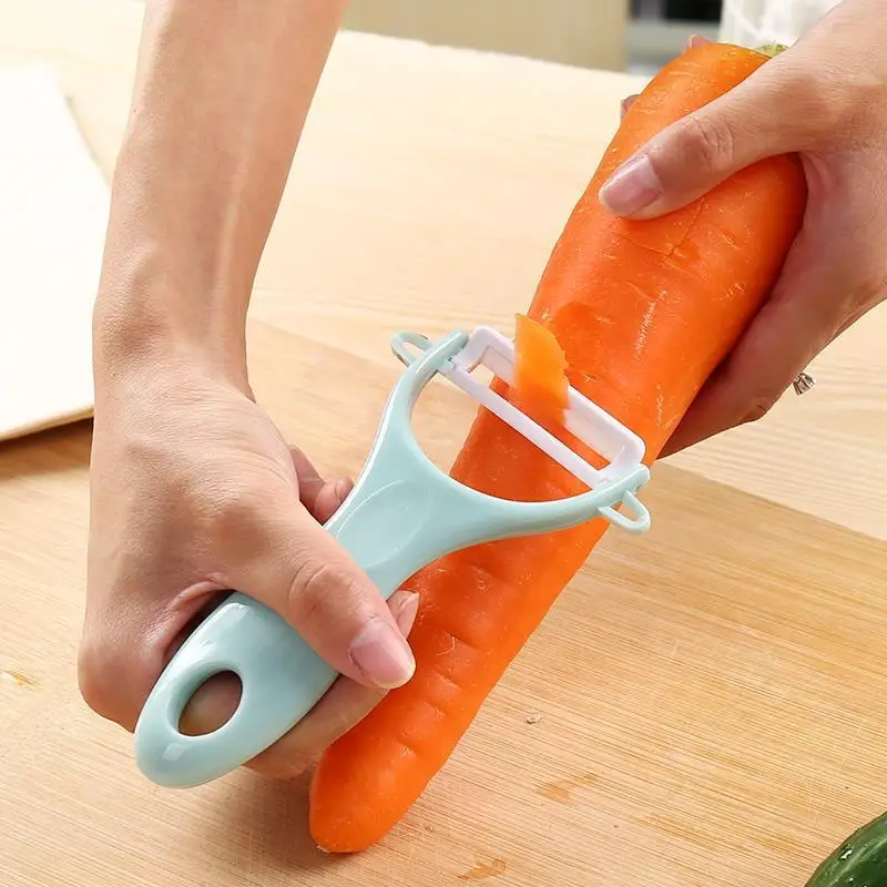 

1Pcs Fruit Vegetable Peeler Stainless Steel Portable Carrot Potato Peeler Tool Multifunction Peeling Kitchen Gadgets Accessories