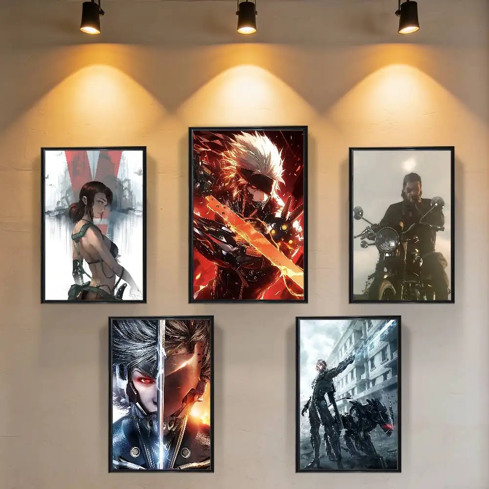 Фото Постер M-Metal Gear Solid HD, водонепроницаемый, для дома, гостиной, спальни, бара, эстетическое украшение №1