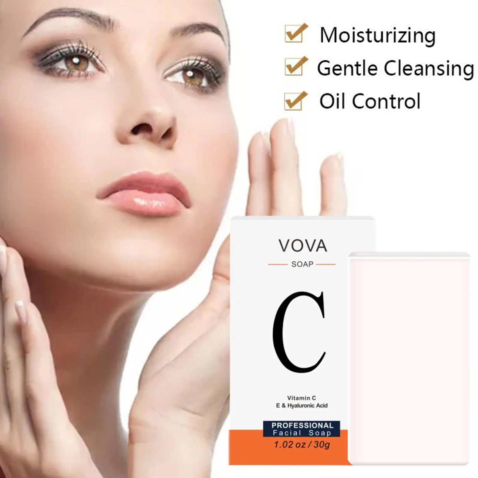 

Vitamin C Whitening Cleansing Soap Firming Lifting Aging Skin Shrinking Watch And Dead Cells, Wash Marks Away Anti Dark Por N6Y7