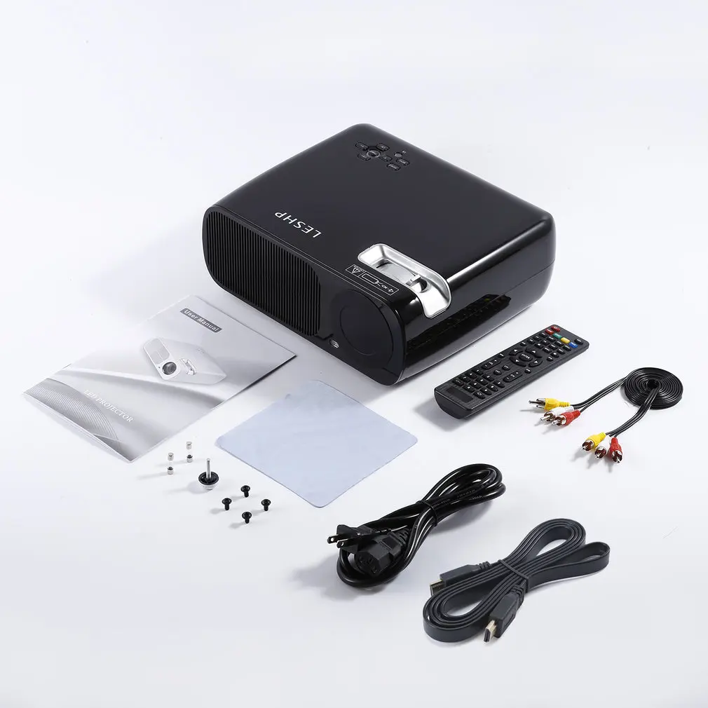 

LED Wifi Video Projector 2600 Lumens 800*480 Resolution Office 1080P HD Home Cinema Theater Projector for PC Laptop