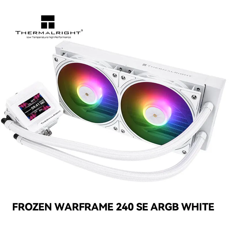 Фото Thermalright FW 240 SE ARGB Универсальный радиатор водяного охлаждения/2-дюймовый магнитный ЖК-экран/поддержка LGA1851/1700/115X/1200/AM5/AM4 №1