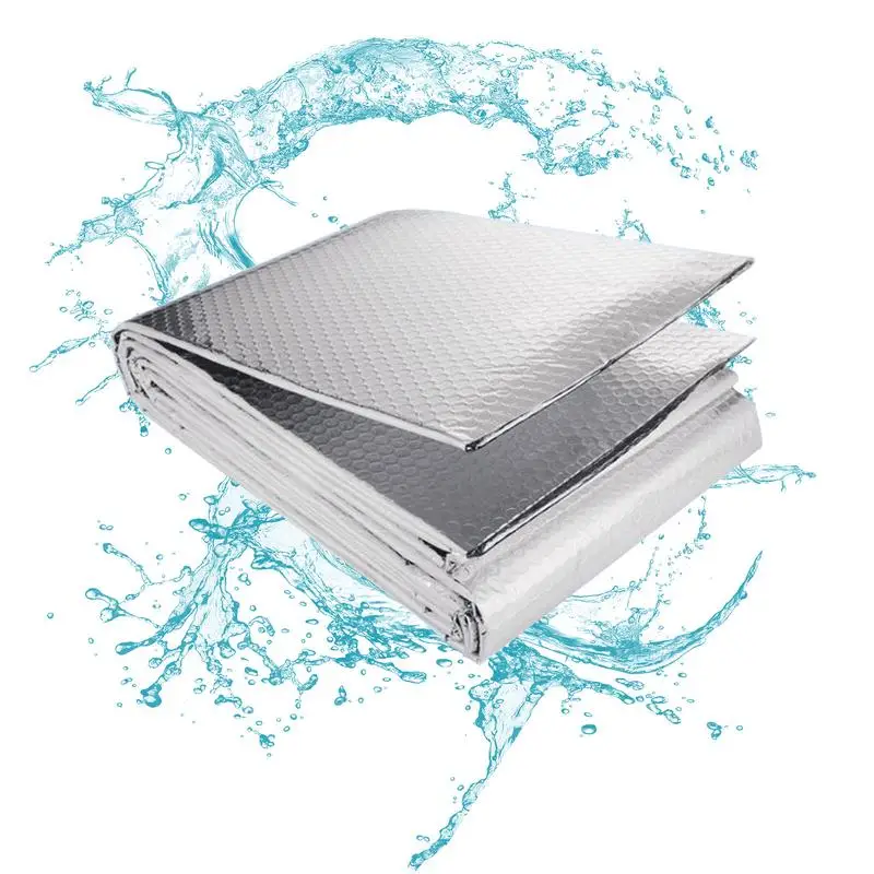 

Aluminum Insulation Pad Heat Shield Mat Sound Deadening Mat Noise & Heat Insulation Waterproof 3 Layers Pads For Attics Car