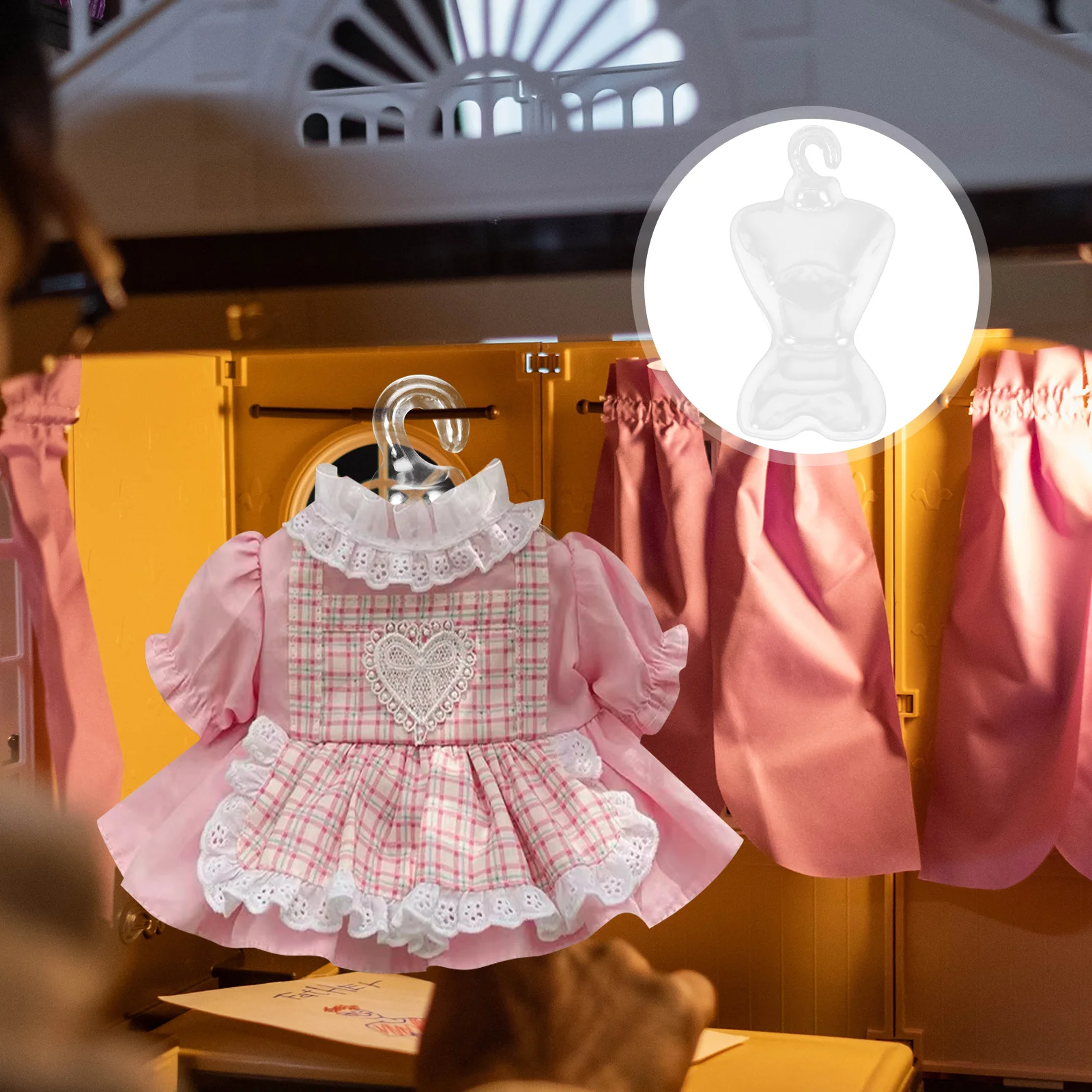 100 шт. вешалки для одежды прозрачный манекен юбка подставка шкафа органайзер