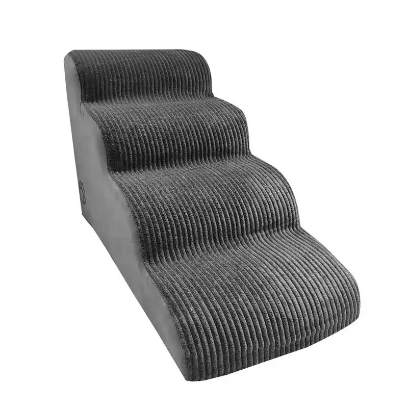 

Pet Steps 4 Tiers Cats High Density Foam Steps For Sofa Soft Dogs Flexible Steps For High Sofa Bed Breathable Pet Stairs For