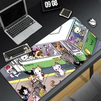large cute catmouse pad pc gamer mat mausepad keyboard gaming mousepad kawaii anime mouse mats xxl computer desk carpet