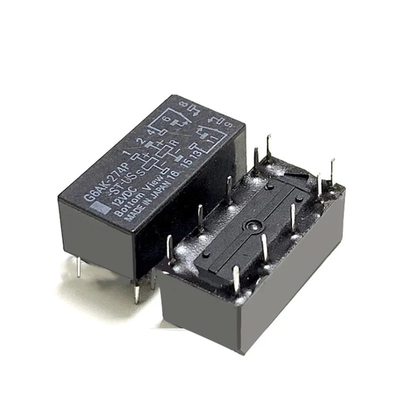Новое реле G6AK-274P-ST-US 12VDC G6AK-274P-ST-US-12VDC 12VDC DC12V 12V DIP5 10 шт./лот