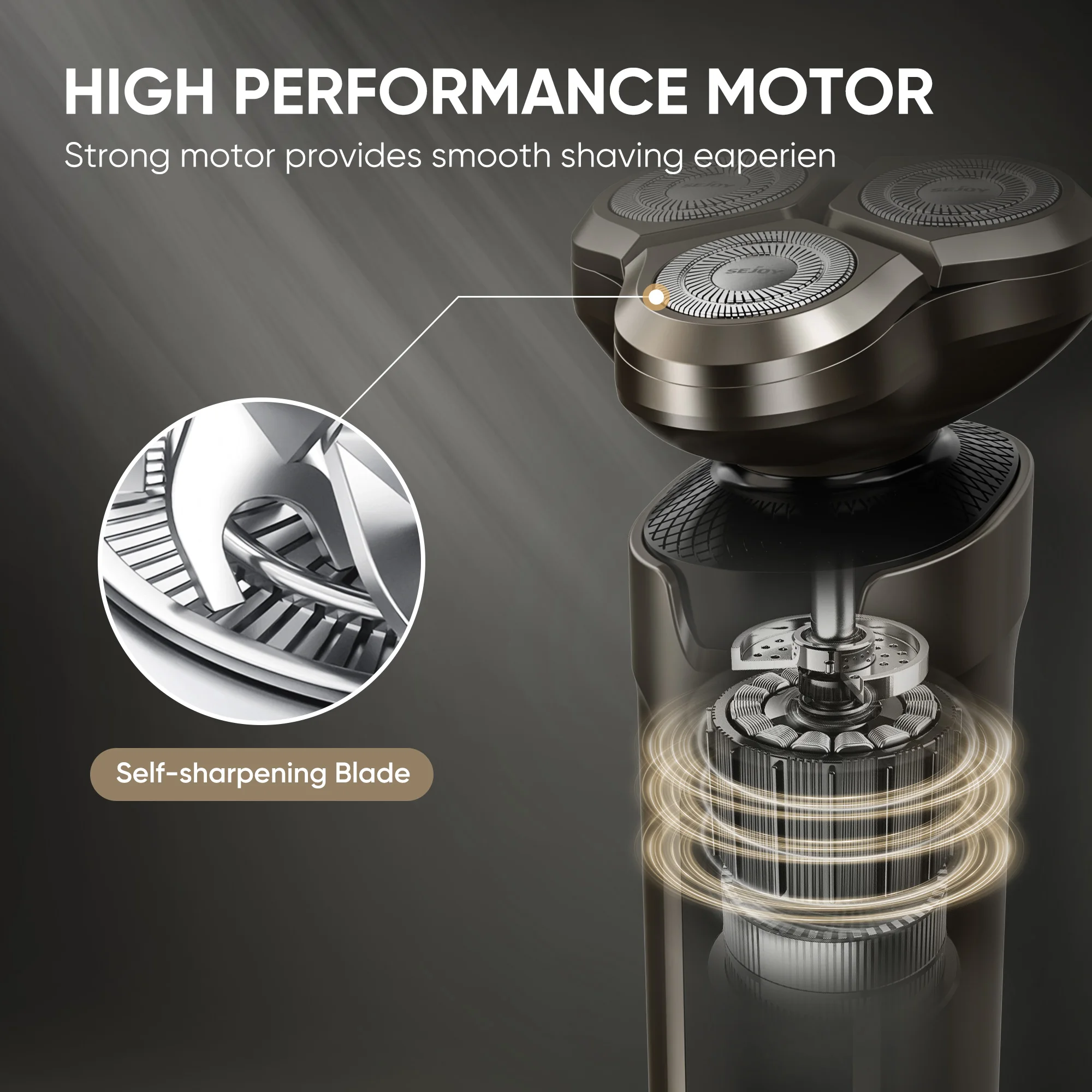 Sejoy оригинальный телефон для мужчин 5 в 1 Профессиональная машинка стрижки волос