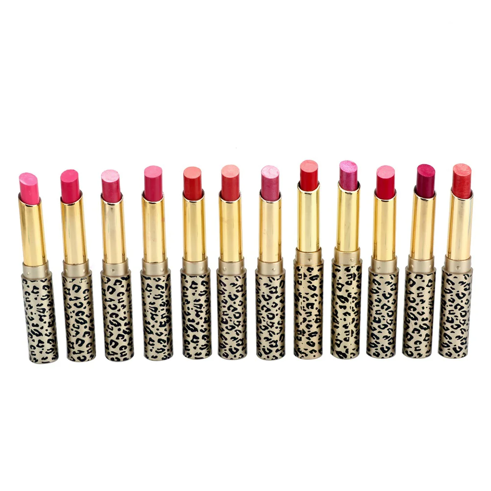 

12 Colors Fashion Women Moisture Charming Shimmer Matte Lipstick Lipgloss Set Makeup