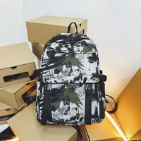 schoolbag fashion large capacity mochila feminina canvas backpack bags for teenagers boys anime women bagpack techwear sac a dos