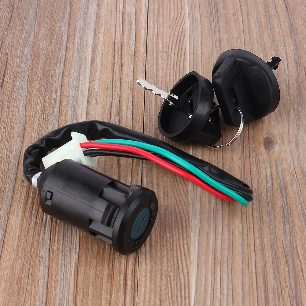 

4 Wire Ignition 1 Key Switch Waterproof CO For 50 90 110 125cc ATV TAOTAO Bike 4 4 4 4 4 4