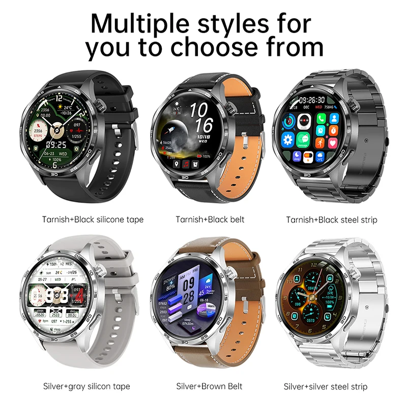 Новые часы Huawei GT5 Pro Умные 1.53 дюйма HD AMOLED экран NFC GPS трекер Bluetooth звонки Контроль