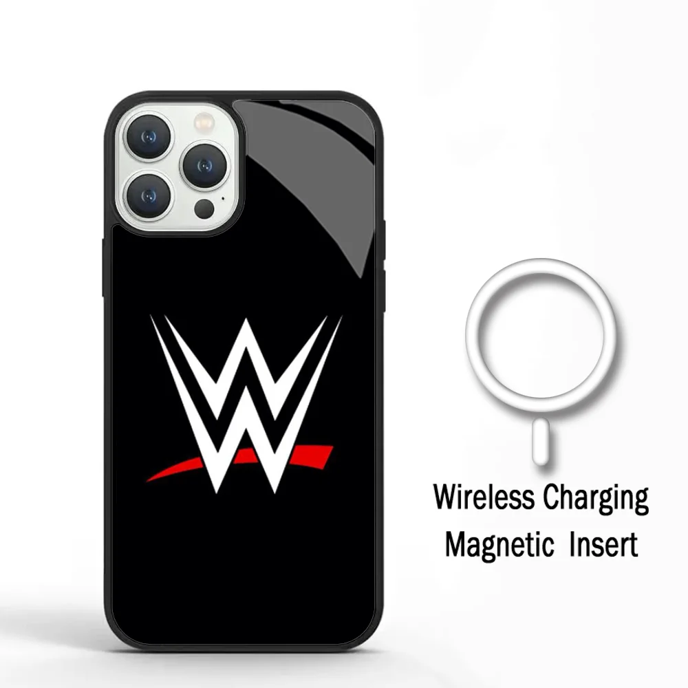 W-WWE Чехол для телефона Shield IPhone 11 12 13 14 15 Plus Pro Max зеркальный акриловый чехол