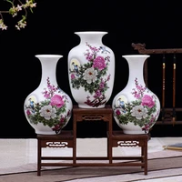jingdezhen ceramic vases pottery decoration living room flower arrangement modern home simple tv cabinet ceramic gif