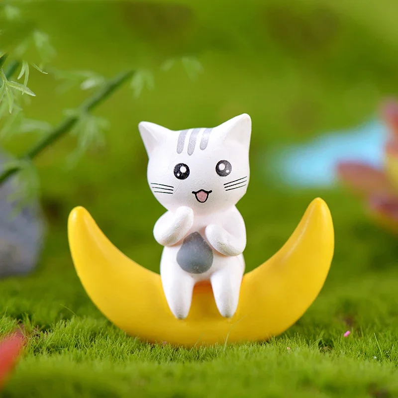 1 шт. мультяшный медведь кошка кролик луна модель гипноза маленькая статуэтка