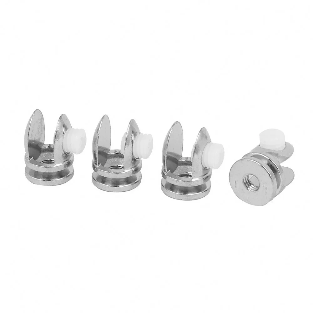 

4pcs Adjustable Shelf Clamp Glass Shelf Support Plate Holder Zinc Alloy Clamp Clip Shelf Bracket For 5mm-8mm Thick Glass